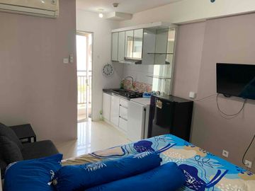 sewa studio full furnish bulanan fasilitas terlengkap apartemen bassura city