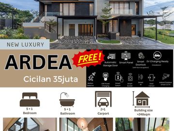 Rumah Ardea Heron Gading Serpong 3Lantai Marmer Europe EXTRA FREE Lift