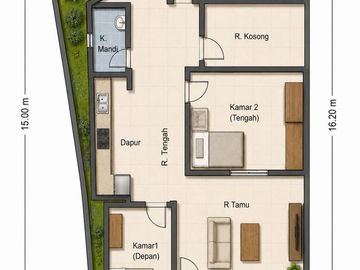 Dijual Tanah dan Bangunan Lokasi Cihuni Nempel Perumahan Gading Serpong