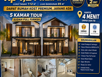 Dijual Kost Premium Full Furnish Dekat UNPAD & ITB, Hanya Rp 1,2 M