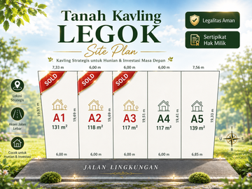 Tanah Kavling 1 Jt-an, Dekat Pintu Tol Legok, SHM Terjamin