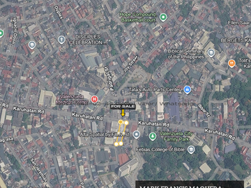For Sale!! Prime Commercial Lot Along Karuhatan Road Valenzuela City. Ideal for commercial establishment or warehouse