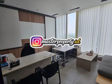 Disewa Office Gold Coast PIK luas 240m2, Semi Furnished