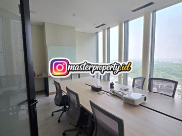Disewa Office Gold Coast PIK luas 240m2, Semi Furnished