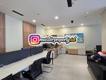 Disewa Office Gold Coast PIK luas 240m2, Semi Furnished
