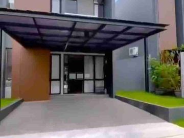 Rumah siap huni dengan kolam renang dalam Cluster di Bekasi