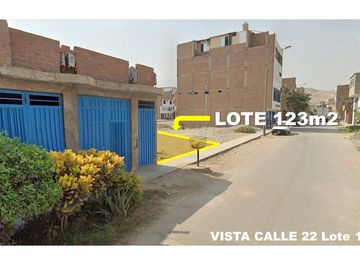 Terreno 123 m2 en Carabayllo