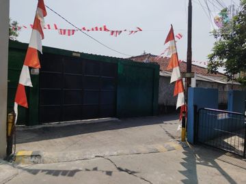 Dijual bagunan & lahan ex workshop furniture di Pondok Pekayon Indah, Bekasi Selatan
