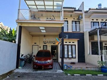 DIJUAL RUMAH CANTIK SIAP HUNI SEMI FURNISH 3 KAMAR TIDUR DI PERUMAHAN SAXOFONE, LOWOKWARU, MALANG KOTA