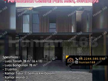 Jual Rumah Perumahan Central Park Merr Tahap 1 2 3 4 Gunung Anyar Tambak Surabaya Timur Klampis Regency Juanda A Yani Regency