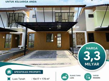 Rumah 170m3 lebar 10 Cluster Mahakam JGC Jakarta Timur Jual cepat bisa KPR