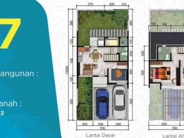 Rumah 2lt 7x15 105m type 3KT Cluster Shinano JGC Jakarta Garden City