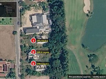Golf Course Land for Sale in Ban Chang, Rayong – 3 Plots, THB 5 Million Each