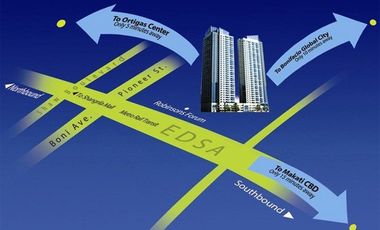 studio unit for sale in  Axis Residences, 5% Move in Promo at Boni Avenue Mandaluyong near Cybergate Offices with conveniences to Malls
