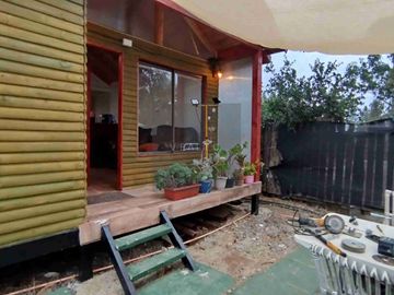 Parcela con 2 cabañas equipadas en Algarrobo Norte