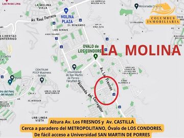 Alquiler LA MOLINA - Dpto de 2 dormit con INTERNET incluído - Urb. GIRASOLES