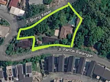 Tanah 2.000m² Bonus Villa di Raya Pantai Balangan Jimbaran