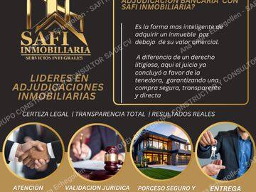 100% Garantizada por Contrato: Casa Adjudicada en El Pueblito