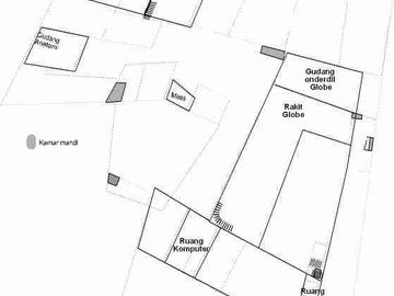 BUC Jual Ex Pabrik Gudang Dijual Luas 3738m² Jalan Provinsi Taman Sepanjang
