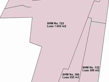 BUC Jual Ex Pabrik Gudang Dijual Luas 3738m² Jalan Provinsi Taman Sepanjang
