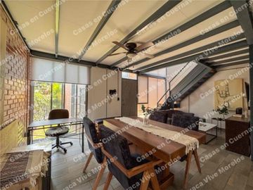 CASA ESTILO INDUSTRIAL MODERNO EN RENTA NORTE DE CUERNA VIG Y RAPIDO ACCESO