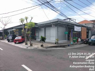 DIJUAL CEPAT TANAH dan BANGUNAN lokasi Jln. DEWI SRI SUNSET ROAD KUTA BALI