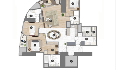 Rare 3BR Semi-Furnished Unit with 2 Parking slots for Sale at Haraya Residences, Pasig