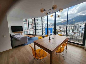 Rento Hermoso Departamento en Edificio Lujo, junto Centro Comercial el Jardín