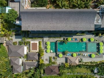 DIJUAL ASET HOTEL DAN TANAH TOTAL LUAS 15.104 M² DI SINGAKERTA, UBUD, GIANYAR