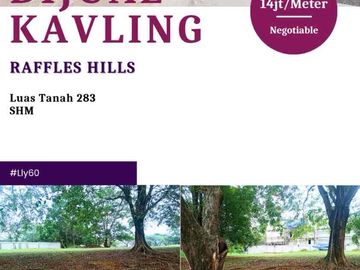 Tersedia tanah kavling di perumahan Rafless Hills Cibubur Bekasi