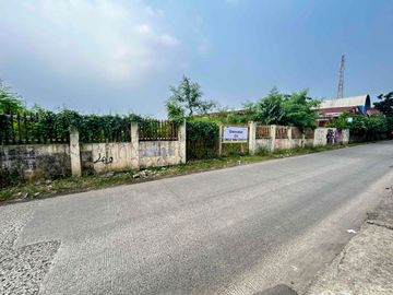 Disewakan tanah luas 2 muka di pinggir jalan raya dekat pintu tol sawangan