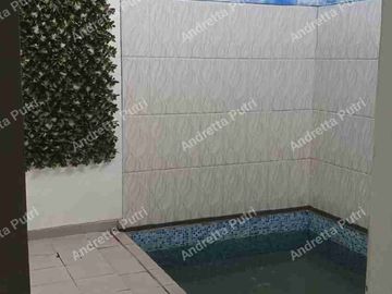 RUMAH SIAP HUNI FULL FURNISHED PLUS MINI SWIMMINGPOOL DI BEKASI TIMUR