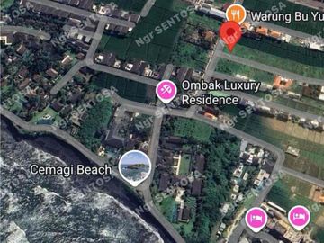 TANAH CEMAGI 200 METER PANTAI JALAN UTAMA LANGKA