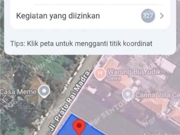 TANAH CEMAGI 200 METER PANTAI JALAN UTAMA LANGKA