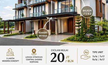 Cluster Finore 7x16 Premium Summarecon Gading Serpong