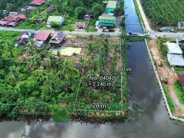 Tanah Tepi Jalan Sungai Kakap 28x80