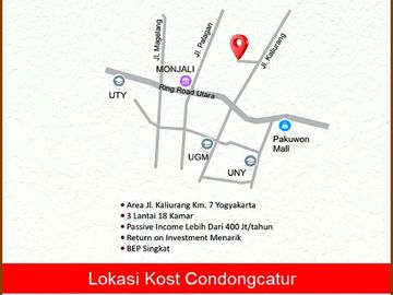Dekat Pakuwon Mall Kost Jogja di Kayen