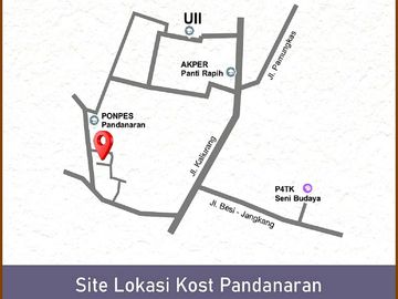 Dekat Pasar Umbul Kost Sleman Yogyakarta di Pandanaran