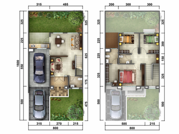 RUMAH SIAP HUNI 3 KAMAR TIDUR DILOKASI ELITE GADING SERPONG!