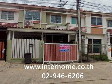 Two-story townhome, 17.8 sq.wah, Novo Ville Tiwanon-Pathum Thani, Soi Thamsuthee, Pathum Thani Inner Road, Mueang Pathum Thani, Pathum Thani.