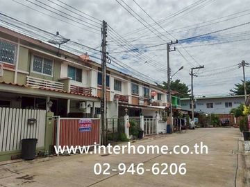 Two-story townhome, 17.8 sq.wah, Novo Ville Tiwanon-Pathum Thani, Soi Thamsuthee, Pathum Thani Inner Road, Mueang Pathum Thani, Pathum Thani.