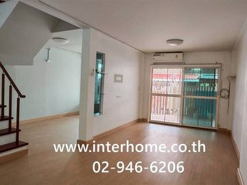 Two-story townhome, 17.8 sq.wah, Novo Ville Tiwanon-Pathum Thani, Soi Thamsuthee, Pathum Thani Inner Road, Mueang Pathum Thani, Pathum Thani.