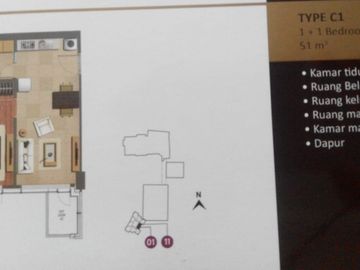 DIJUAL Apartemen Gallery West Residence