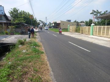 Dijual Aset Investasi Ruang Usaha Luas 3400m² Hadap Utara Strategis di Jalur Wisata Utama Jl. Sidowayah-Janti Polanharjo Klaten