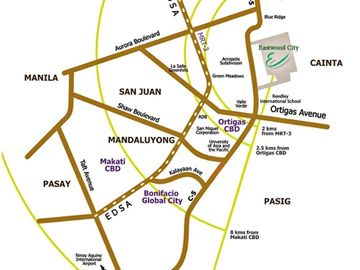 2 Bedroom Condo with Parking For Sale Grand Eastwood Palazzo Eastwood Ave. QC