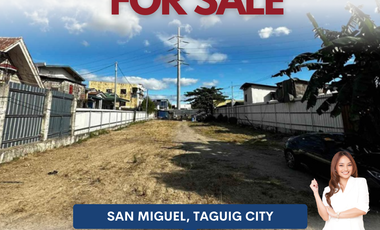 Commercial Lot for Sale in San Miguel, Taguig City