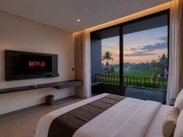 New Villa Modern View Sawah Di Mas Ubud