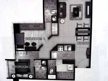 FOR SALE: 80 SQM Flat in Three Central, Makati City