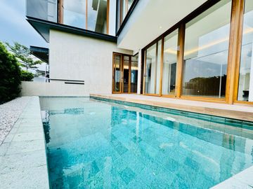 6 Bedroom Brand-New Semi Furnished House and Lot w/ Pool for Sale in Alabang West Village