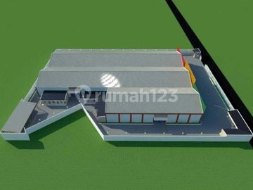 Dijual Gudang Baru Zona Industri Lokasi Strategis Klaten Utara,Klaten Luas 1 Ha BU!!